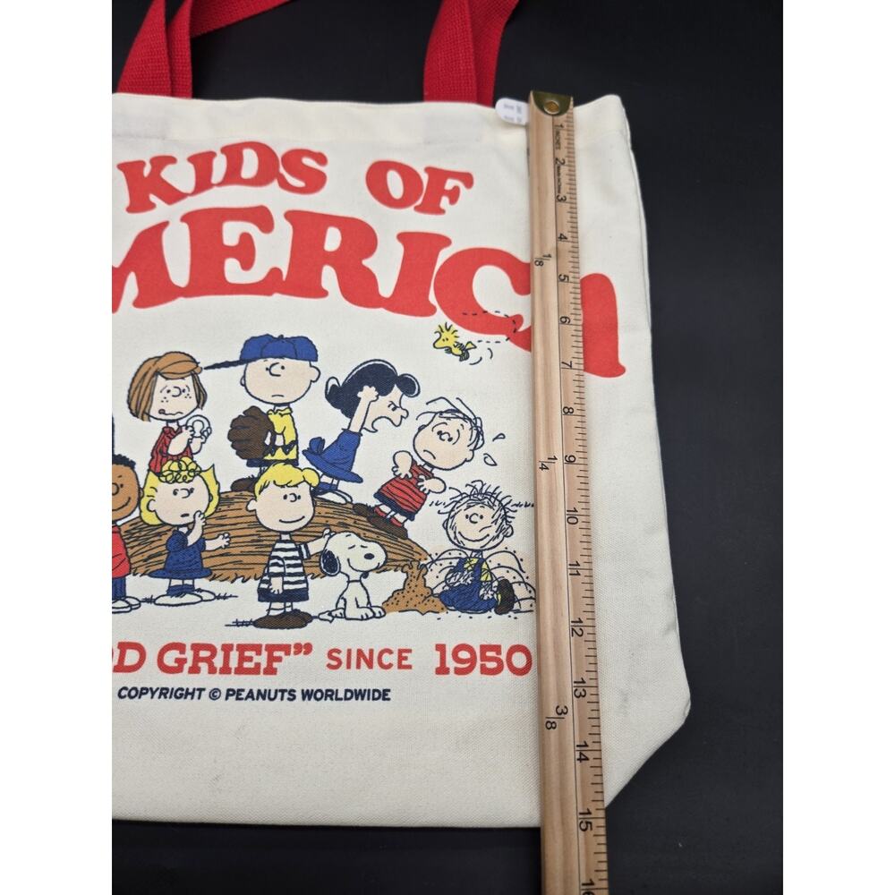Peanuts Snoopy canvas Tote - Picture 2 of 7